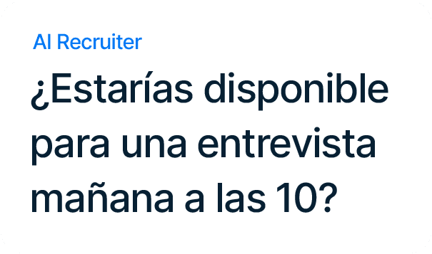 Una IA exclusiva para reclutar